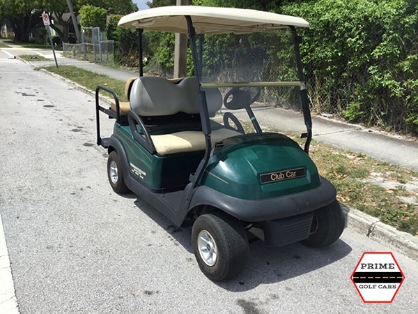 Green Club Car 4 Passenger Golf Cart affordable golf cart rental, golf cart rent on top of the world