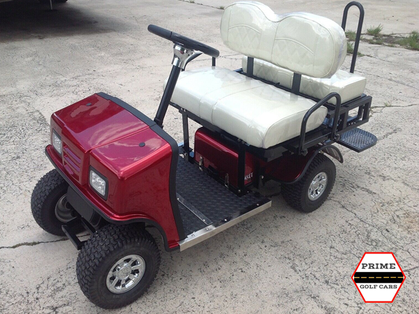Maroon Cricket SX3 Mini Mobility Golf Cart affordable golf cart rental, golf cart rent on top of the world