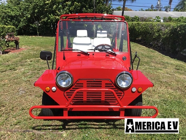 Red Mokee 4 Passenger Golf Cart affordable golf cart rental, golf cart rent on top of the world