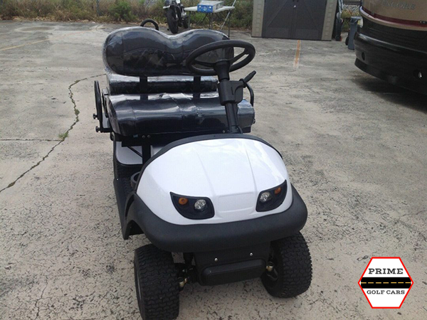 White Cricket RX5 Mini Golf Cart affordable golf cart rental, golf cart rent on top of the world